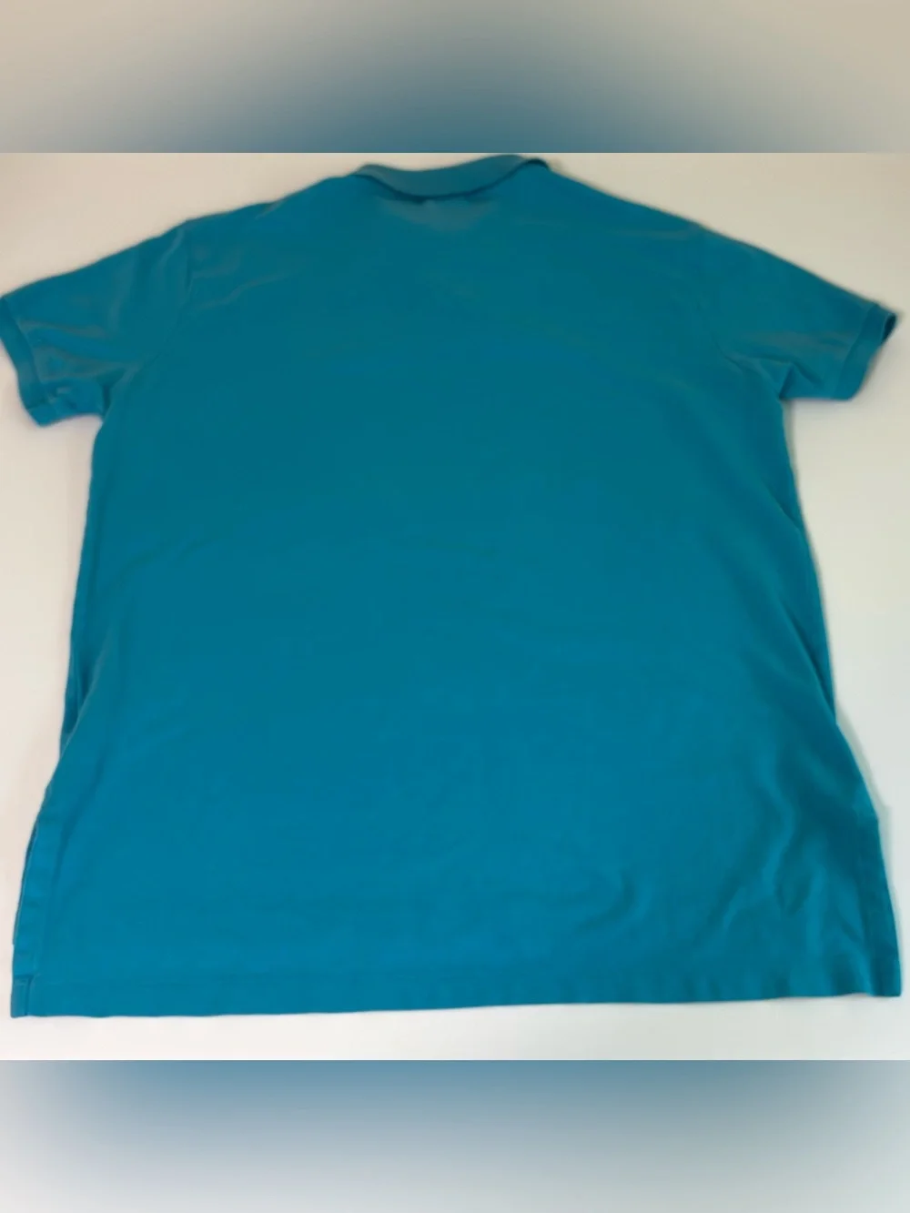 Ralph Lauren Men's Teal Blue Polo Shirt with Embroidered Pony